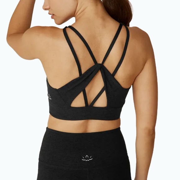 Beyond Yoga Other - Beyond Yoga Black Spacedye Enlighten Long Line Bra Size L